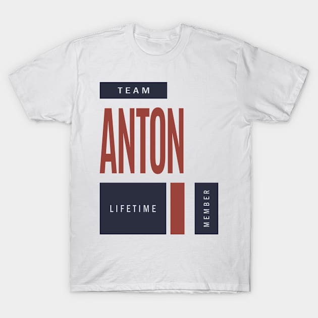 Anton Personalized Name Birthday Gift T-Shirt by cidolopez